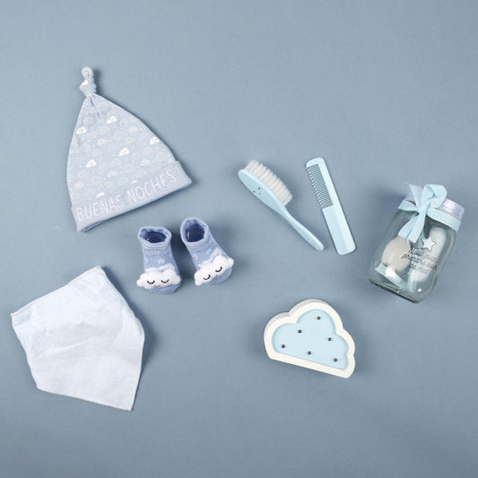 Set Regalo Cappellino e Calzini - Nuvole