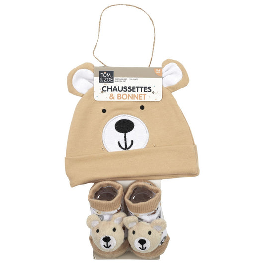 Set Regalo Cappellino e Calzini - Orso