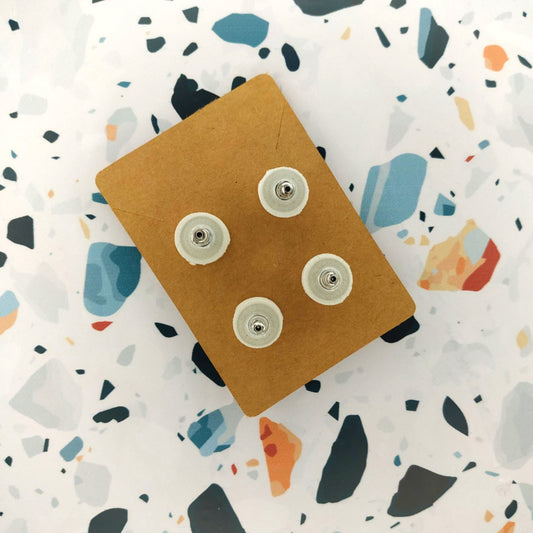 Orecchini in Resina  - Cuore e Cerchio Celeste