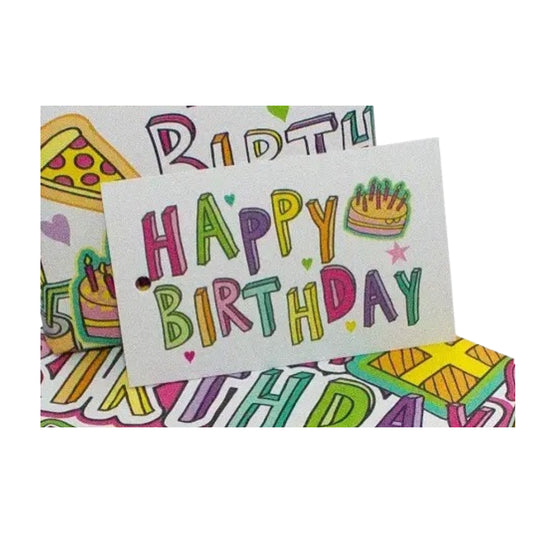 Carta Regalo/Etichetta - Happy Birthday