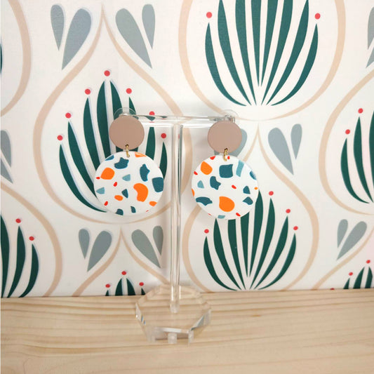 Orecchini in Resina - Tondo