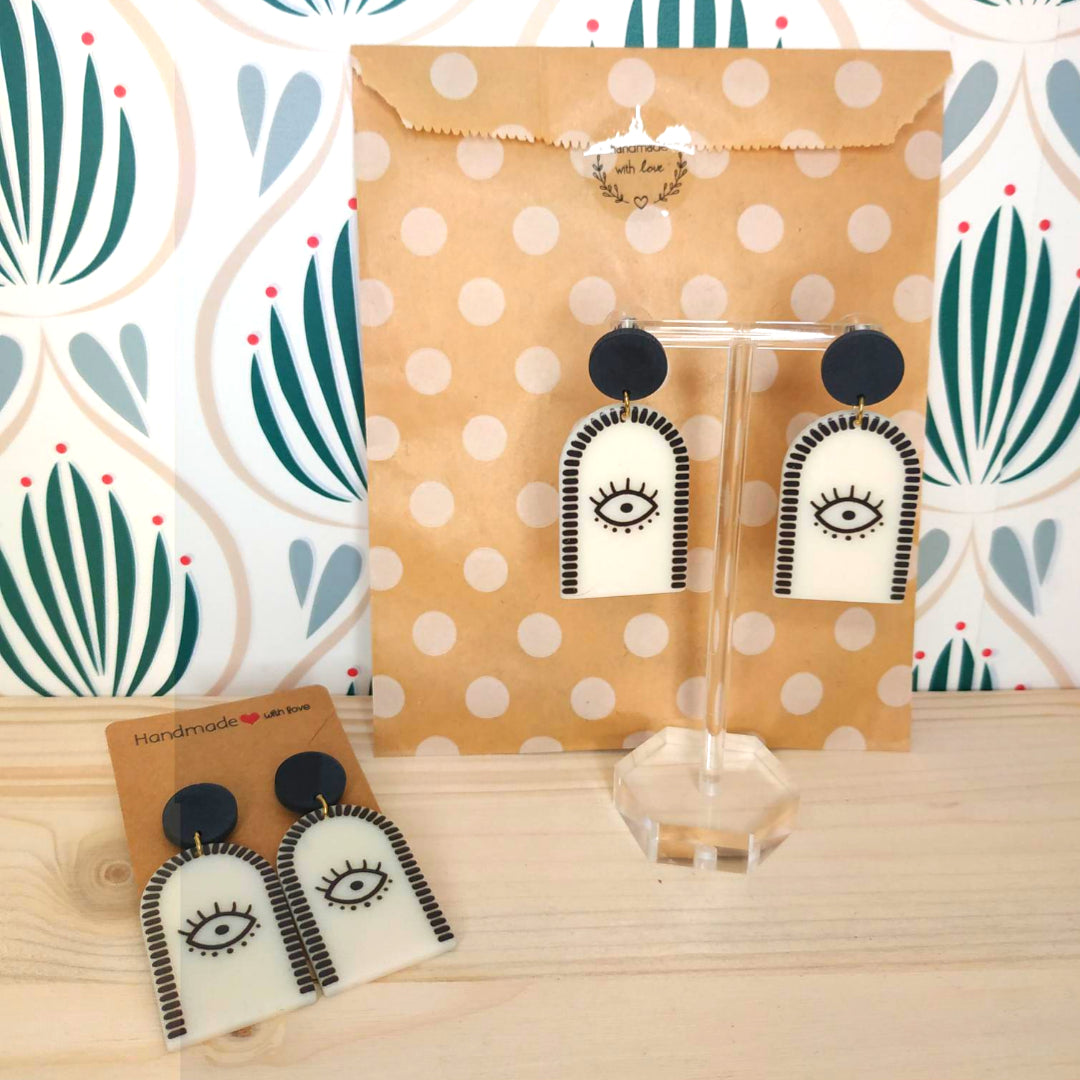 Orecchini in Poliresina - Occhio