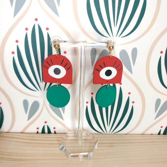 Orecchini in Resina - Occhi