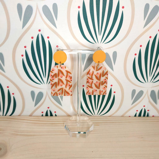 Orecchini in Poliresina - Fiori