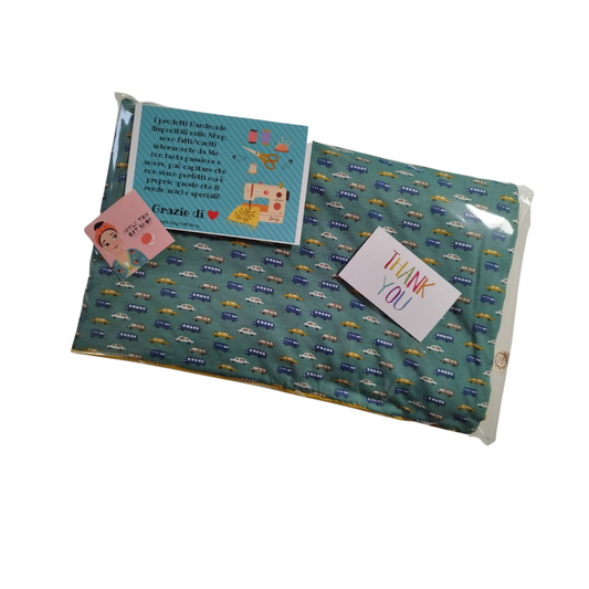 Copertina Reversibile Minky Handmade - Macchinine