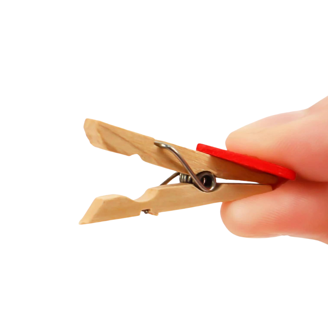 Mollette Chiudipacco - Cuore Arancione