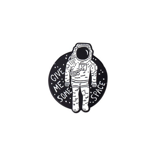 Spilla - Astronauta Bianco Nero