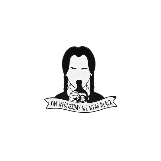 Spilla - Wednesday Addams