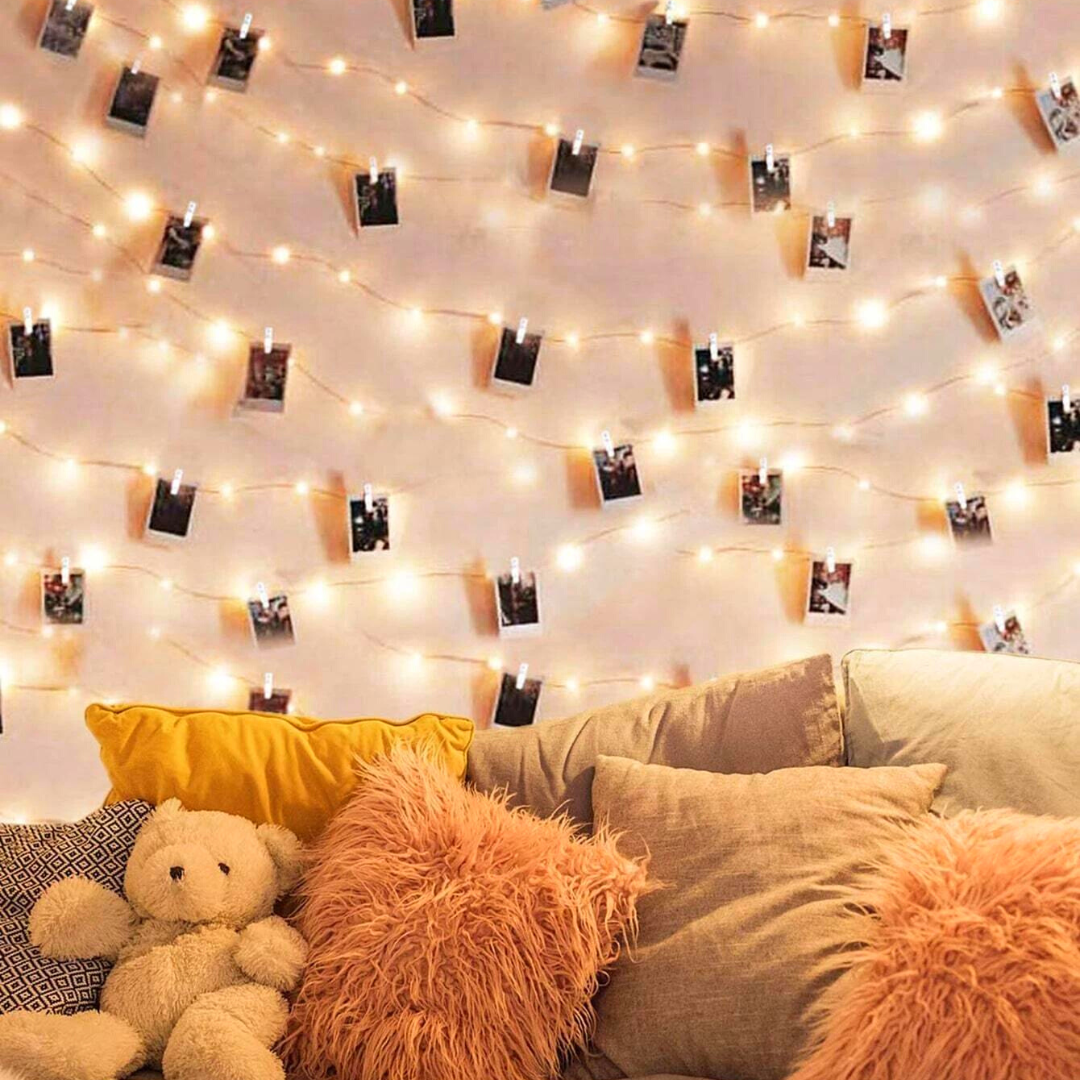 Filo Luci Led - Mollette