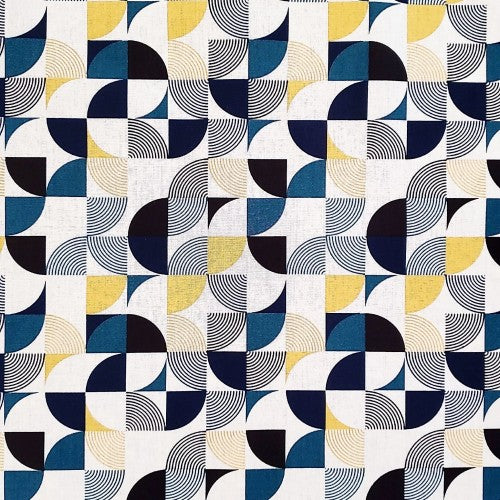 Fascia-Turbante Modellabile Handmade - Retrò Blu