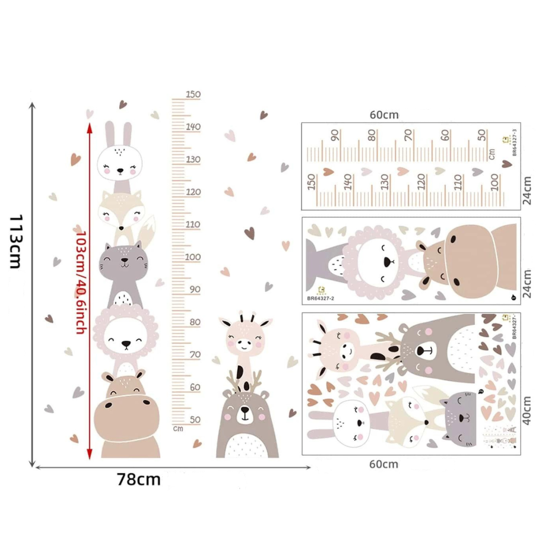 Adesivo Misura Altezza - Bimbi Beige