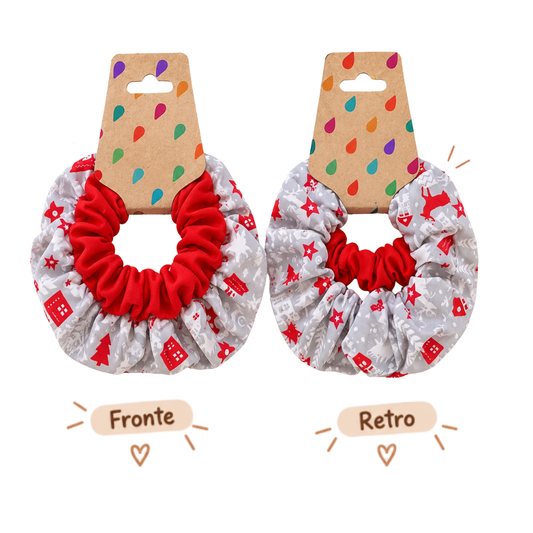 Scrunchies Natalizi Coppia - Stelle