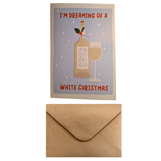 Biglietto Auguri Natale - ''I'm Dreaming of a White Christmas''