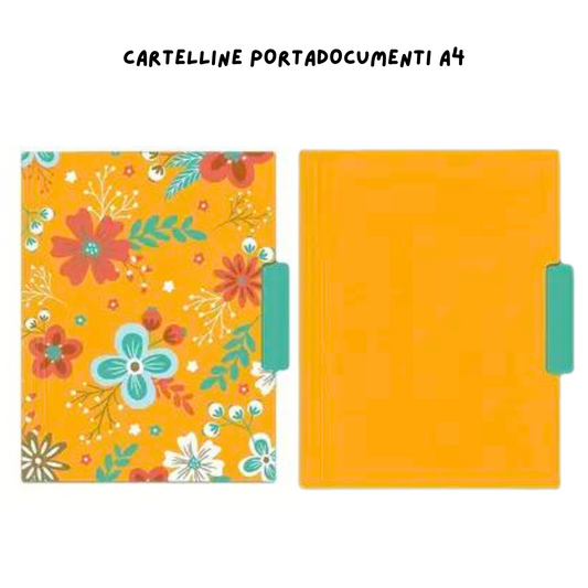 Cartelline A4 Portadocumenti - Fiori 6