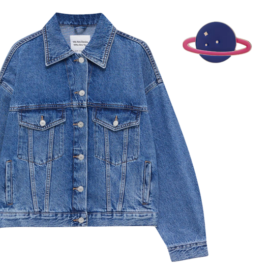 Spilla - Pianeta Blu