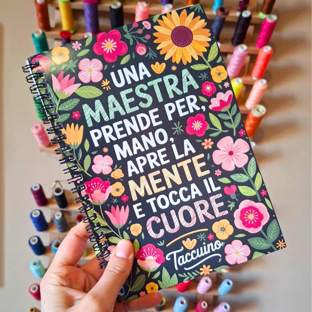 Quaderno Righe - Grazie Maestra