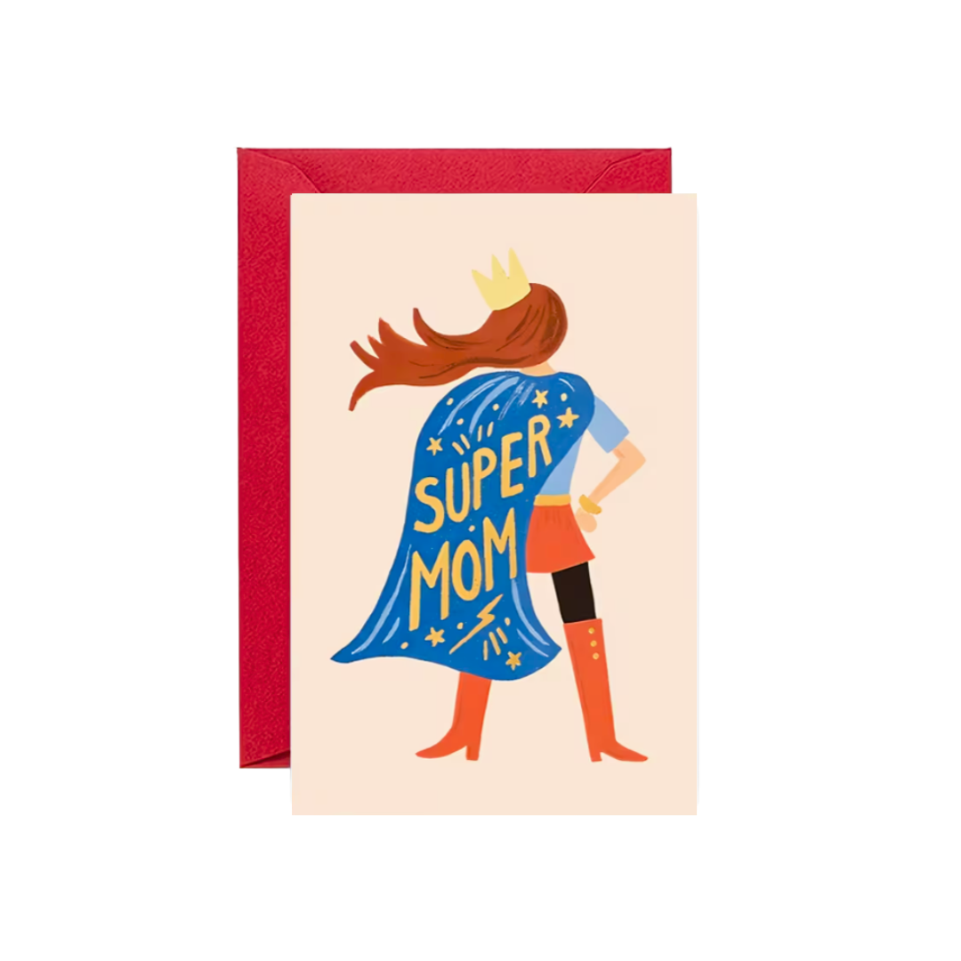 Biglietto Auguri - Super Mamma