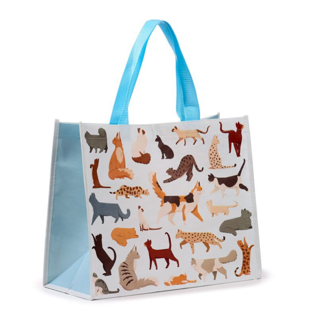 Busta Shopper Riciclata Multiuso - Gatti
