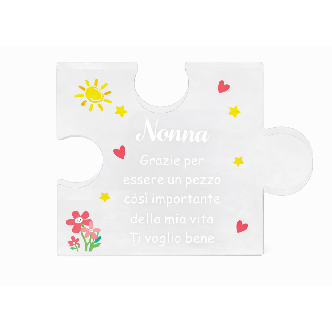 Decorazione Puzzle - Nonna