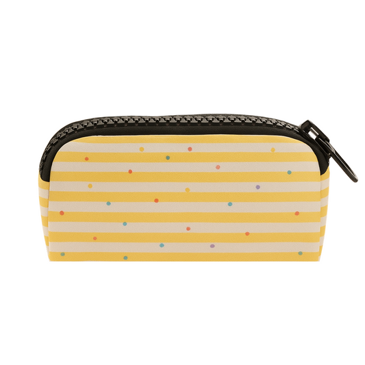 Astuccio Zip - Righe e Pois