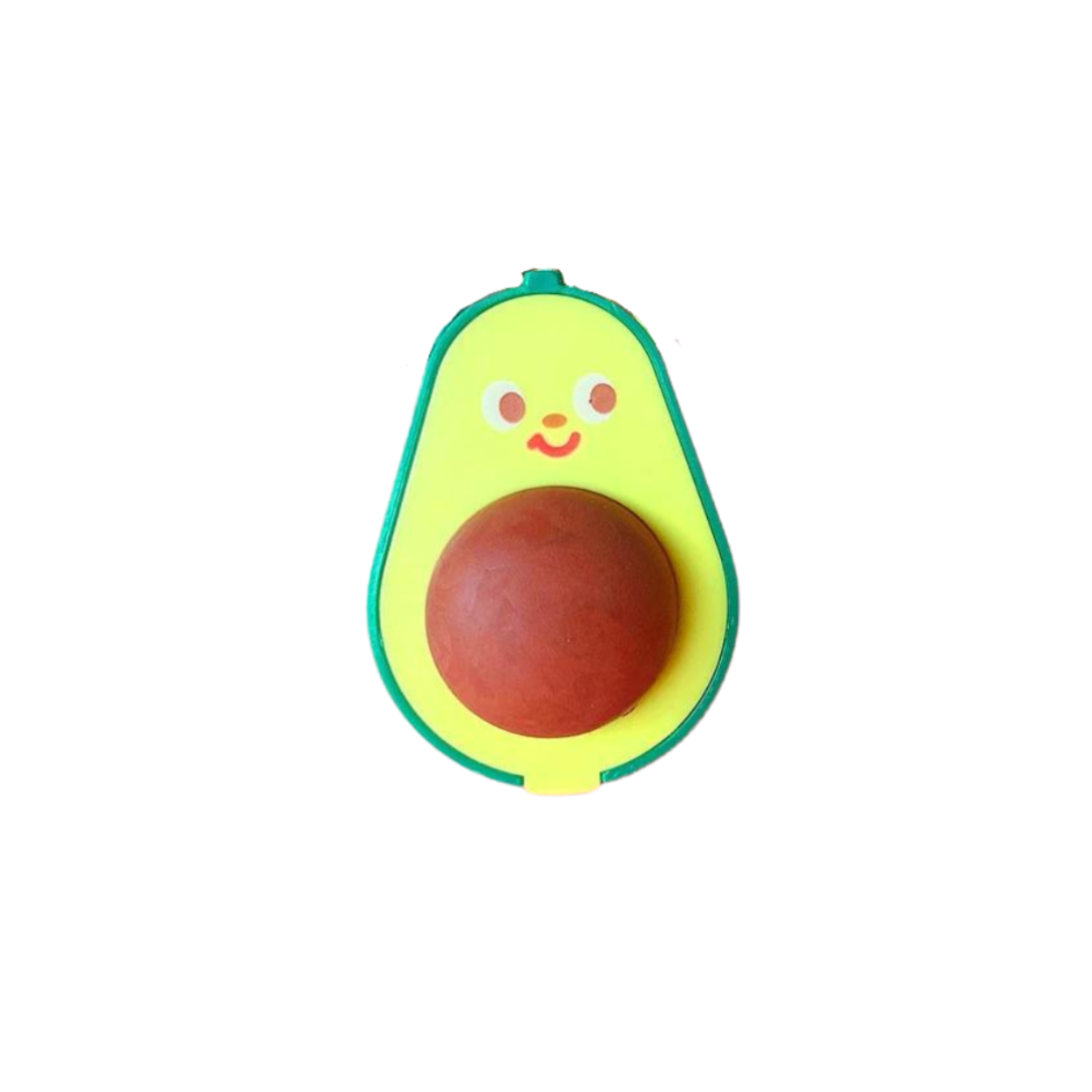 Temperino Contenitore con Gomma - Avocado