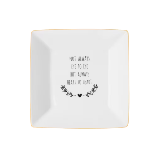 Piattino Portagioie - Scritta