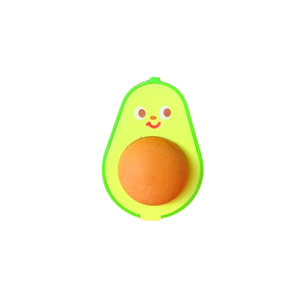 Temperino Contenitore con Gomma - Avocado