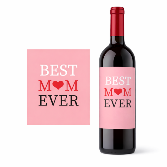 Etichetta Adesiva Bottiglie - Mamma