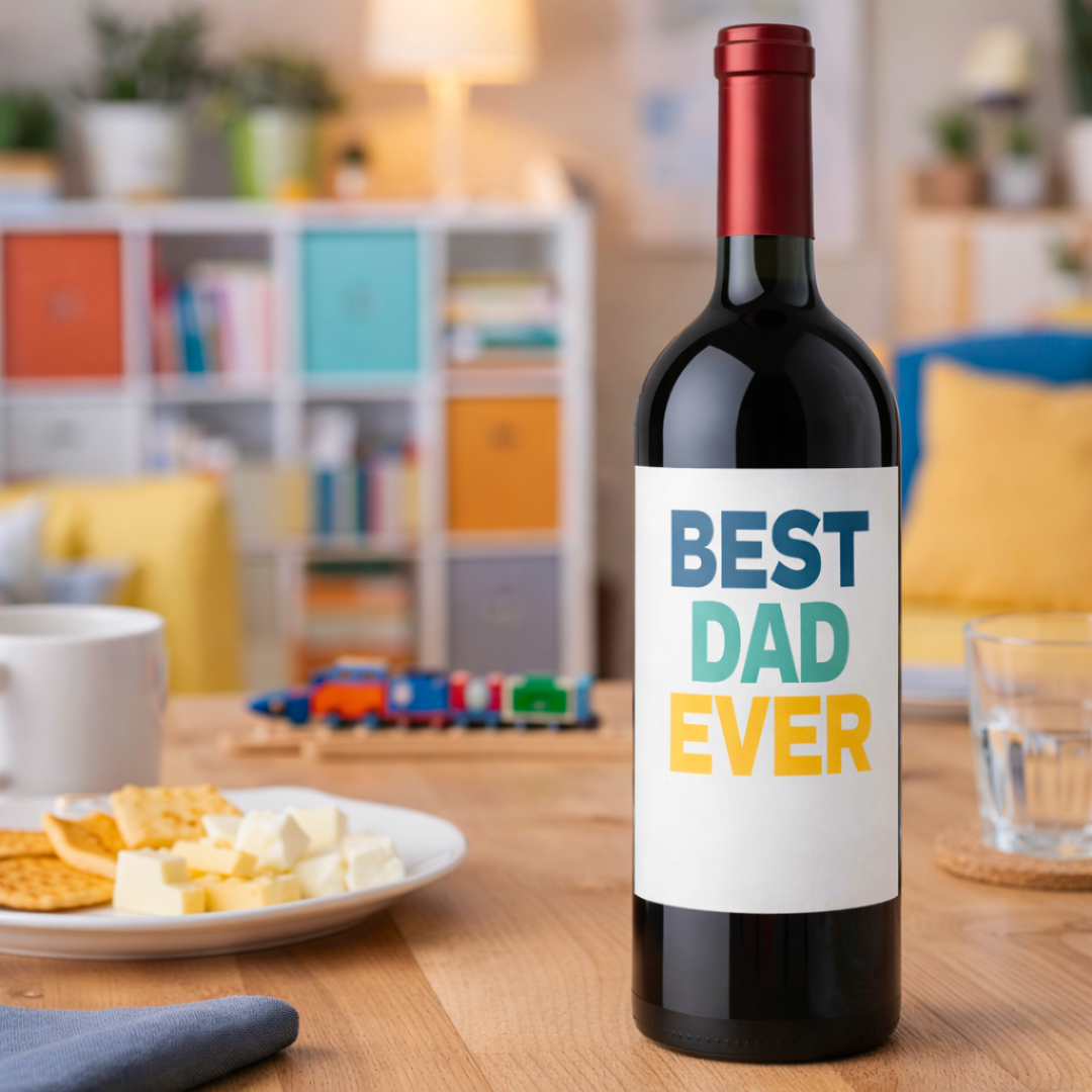 Etichetta Adesiva Bottiglie - Papà
