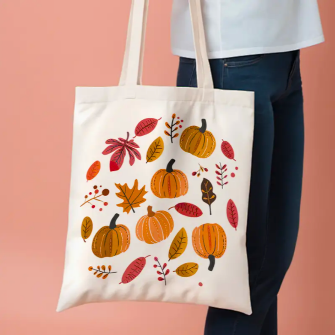 Borsa Shopper Tela - Zucca