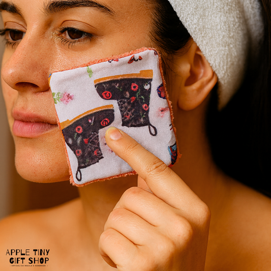 Set 5 Dischetti Struccanti Riutilizzabili Handmade - Scarpe