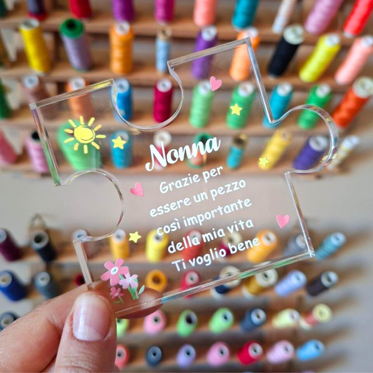 Decorazione Puzzle - Nonna