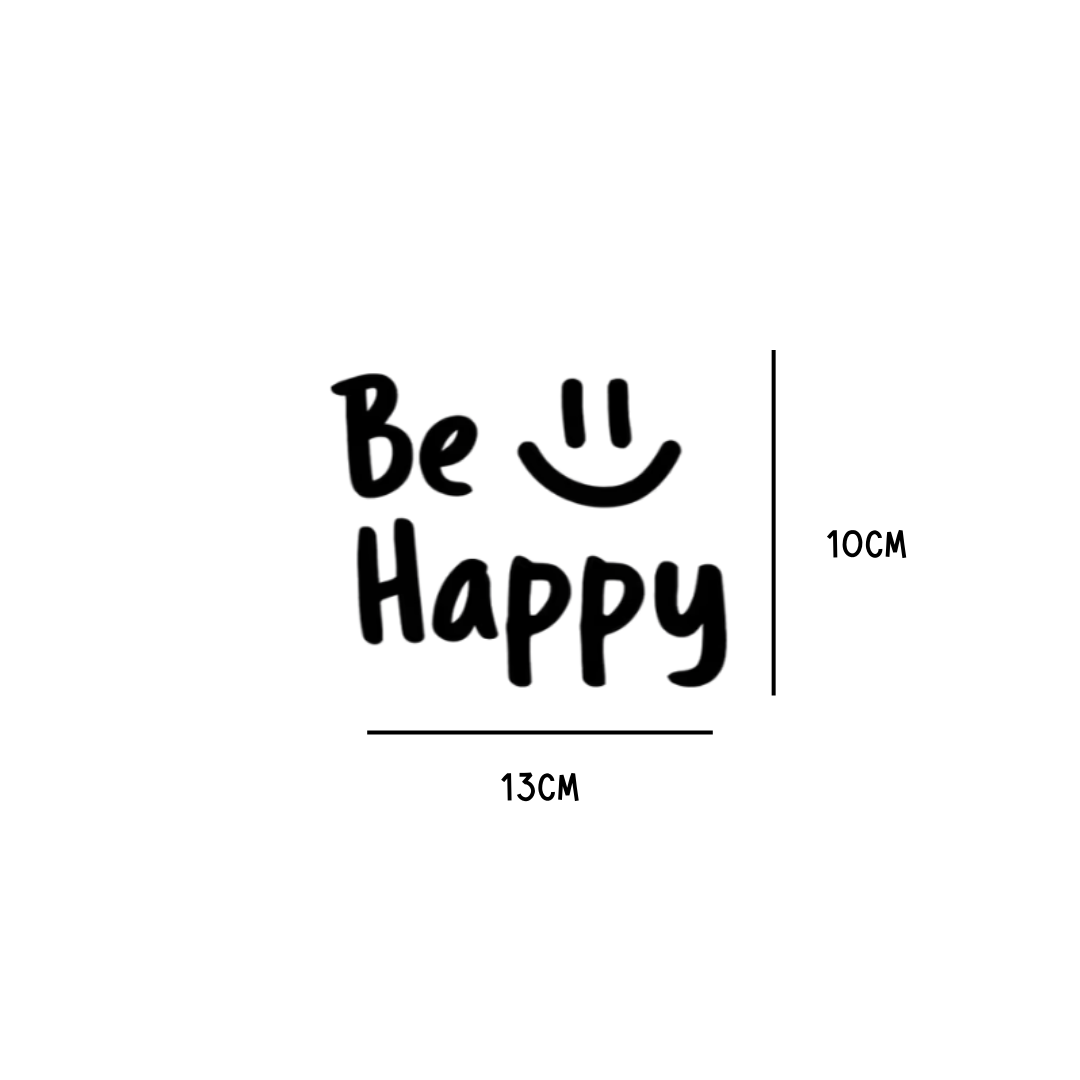 Adesivi Parete - ''Be Happy''