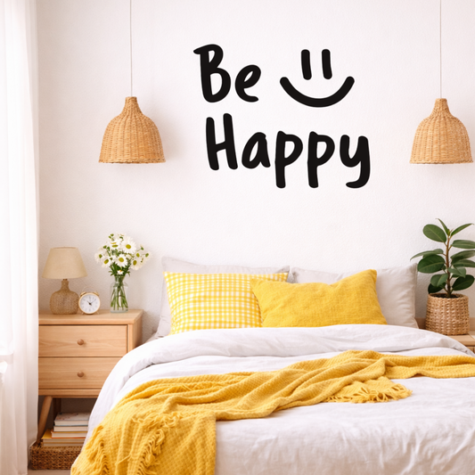 Adesivi Parete - ''Be Happy''
