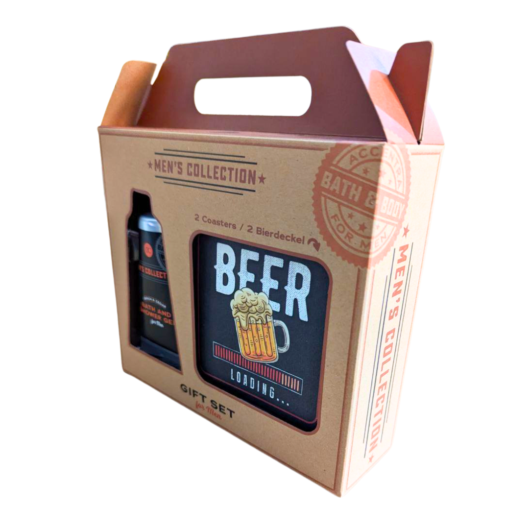 Set Regalo Birra - Bagnoschiuma e Sottobicchieri