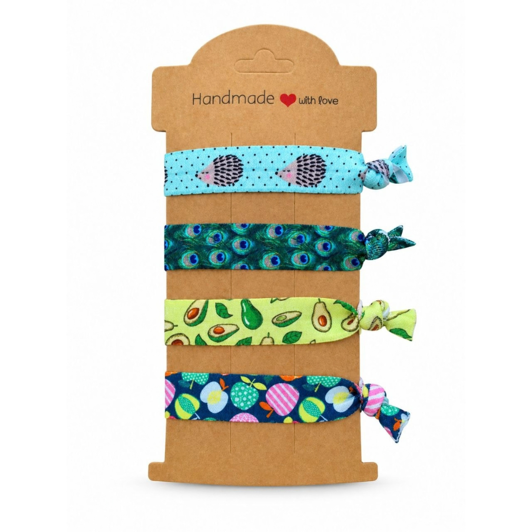 Set 4 Elastici Fantasia Handmade - Mix