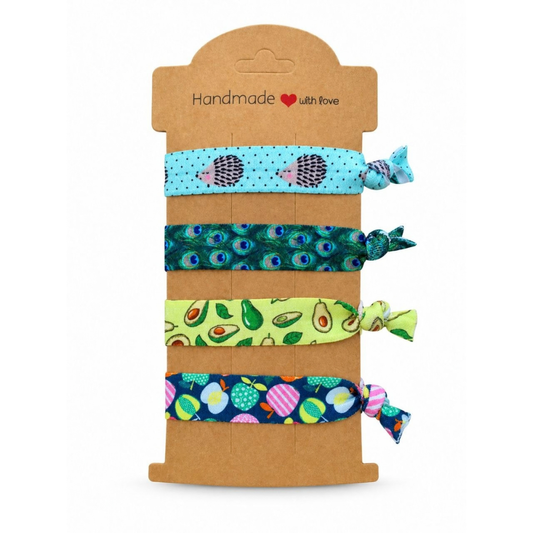 Set 4 Elastici Fantasia Handmade - Mix