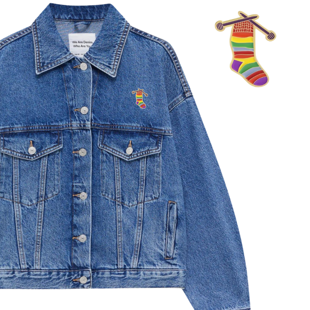 Spilla - Calza a Maglia