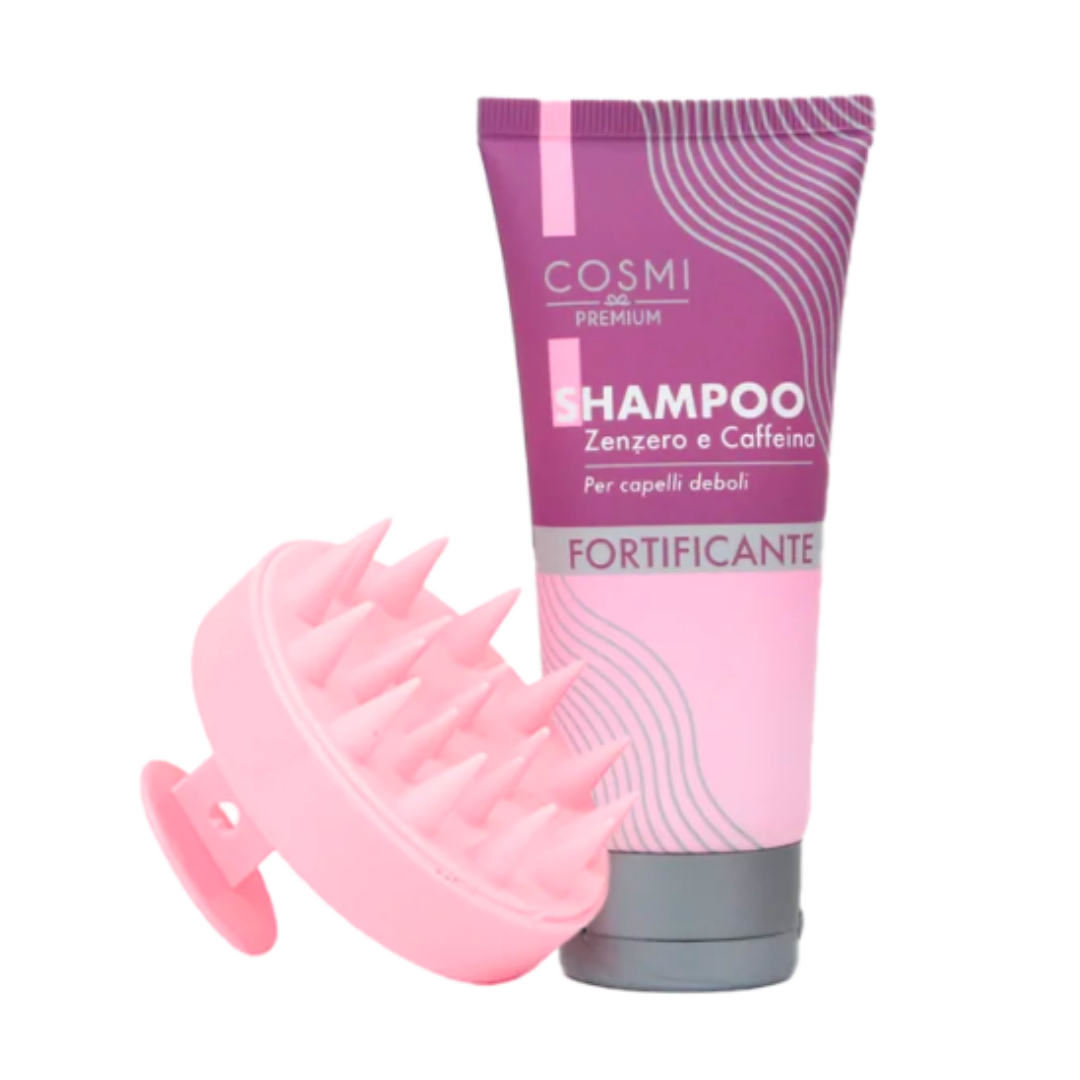 Cosmi Milano - Set Shampoo e Spazzola Massaggiante