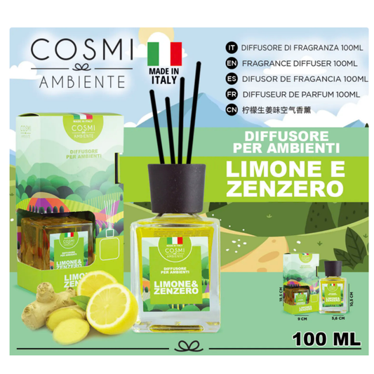 Cosmi Milano - Diffusore Ambiente Limone e Zenzero