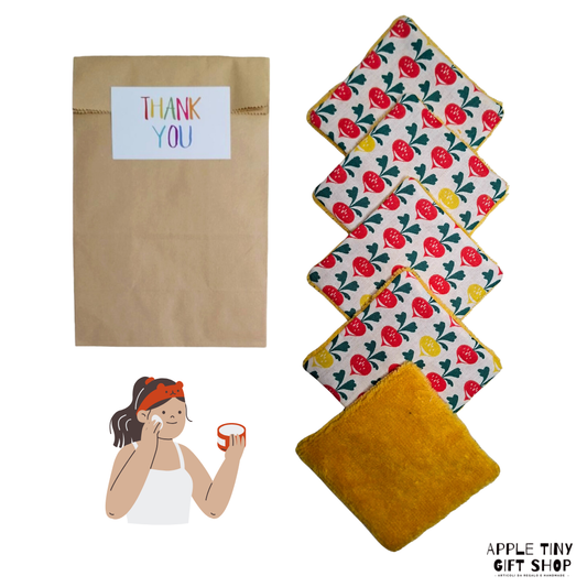 Set 5 Dischetti Struccanti Riutilizzabili Handmade - Rape