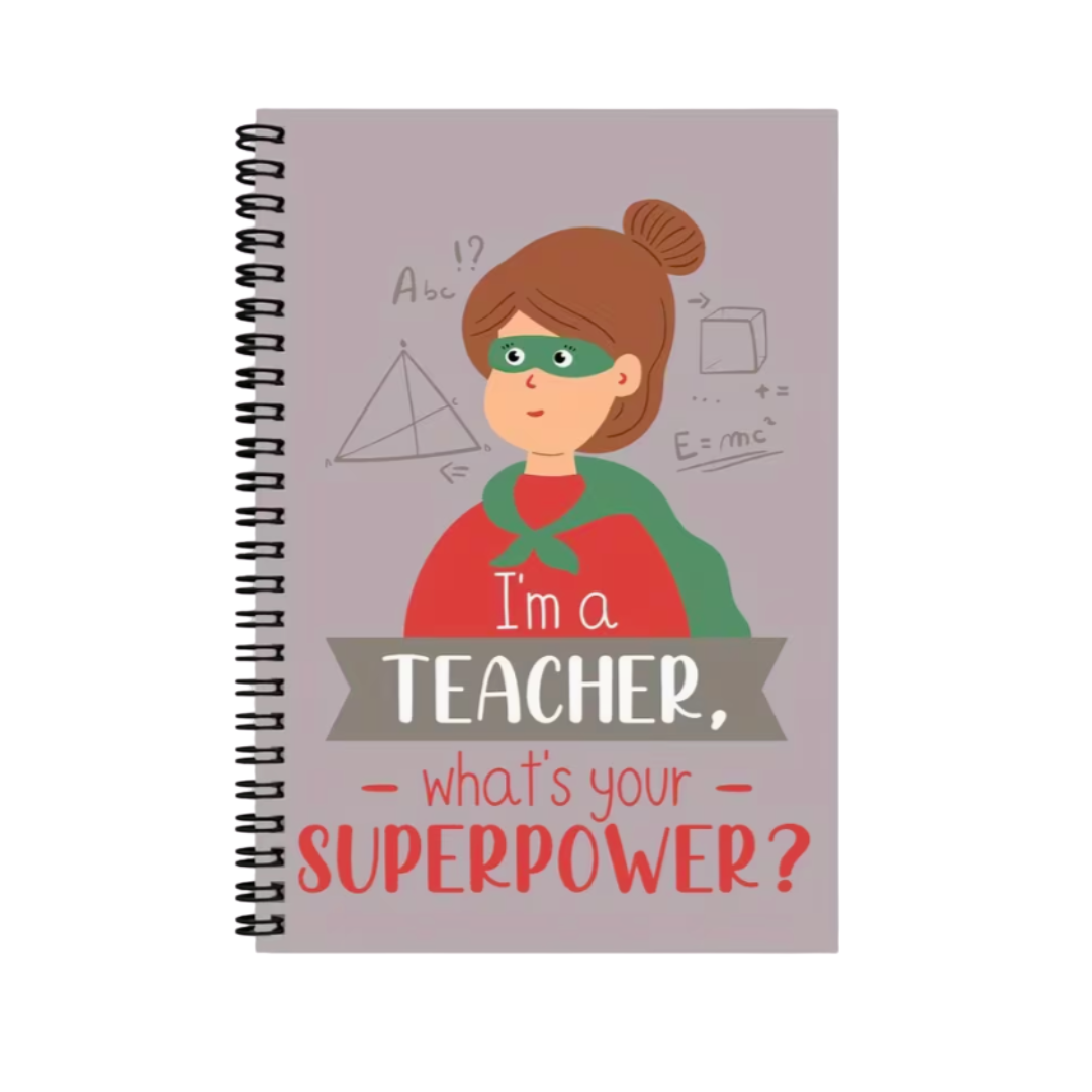 Quaderno Righe - Super Maestra