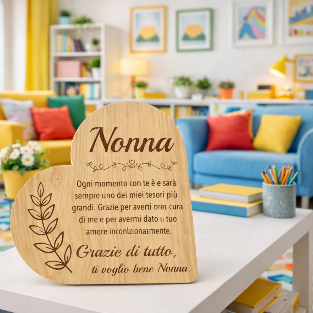 Decorazione Legno - Nonna