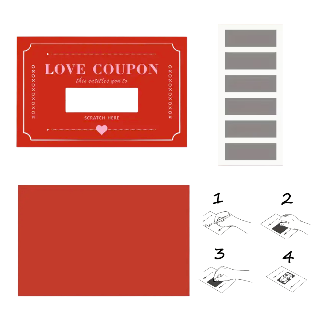 Coupon Grattabile Rosso - Love Coupon