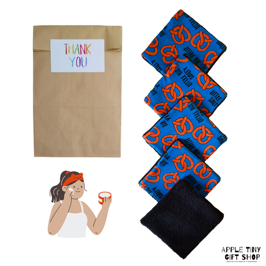 Set 5 Dischetti Struccanti Riutilizzabili Handmade - Pretzel