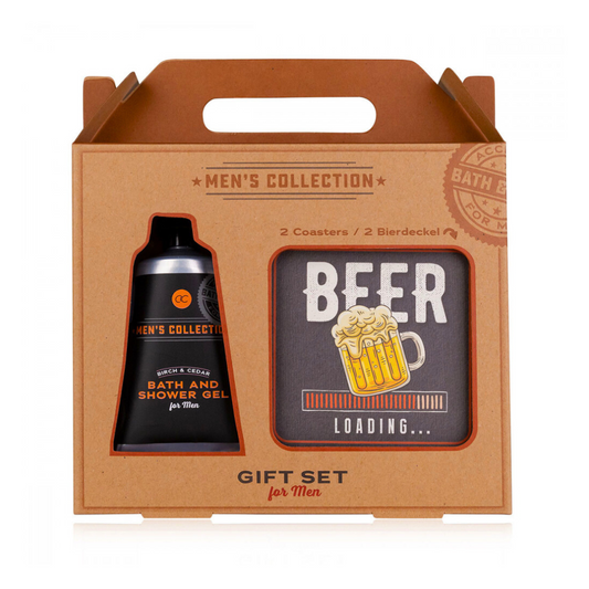 Set Regalo Birra - Bagnoschiuma e Sottobicchieri