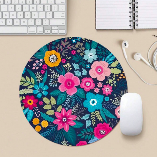 Mousepad Rotondo - Fiori