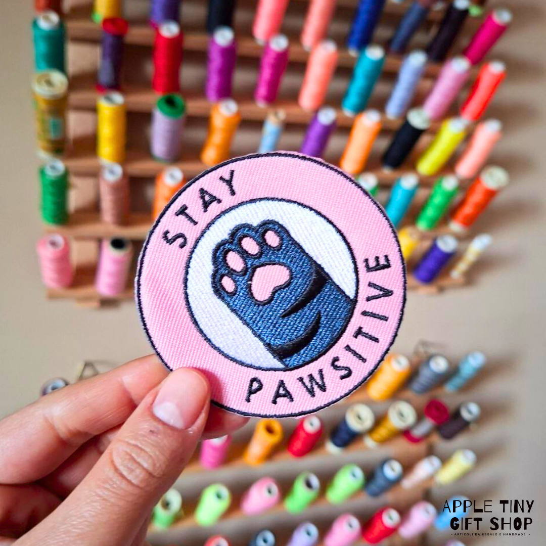 Toppa Termoadesiva - Stay Pawsitive