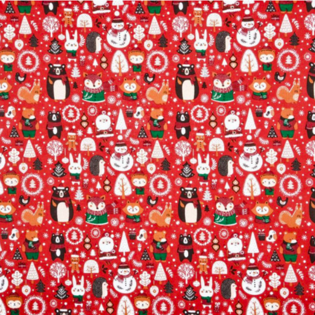 Set 5 Dischetti Struccanti Riutilizzabili Handmade - Natale