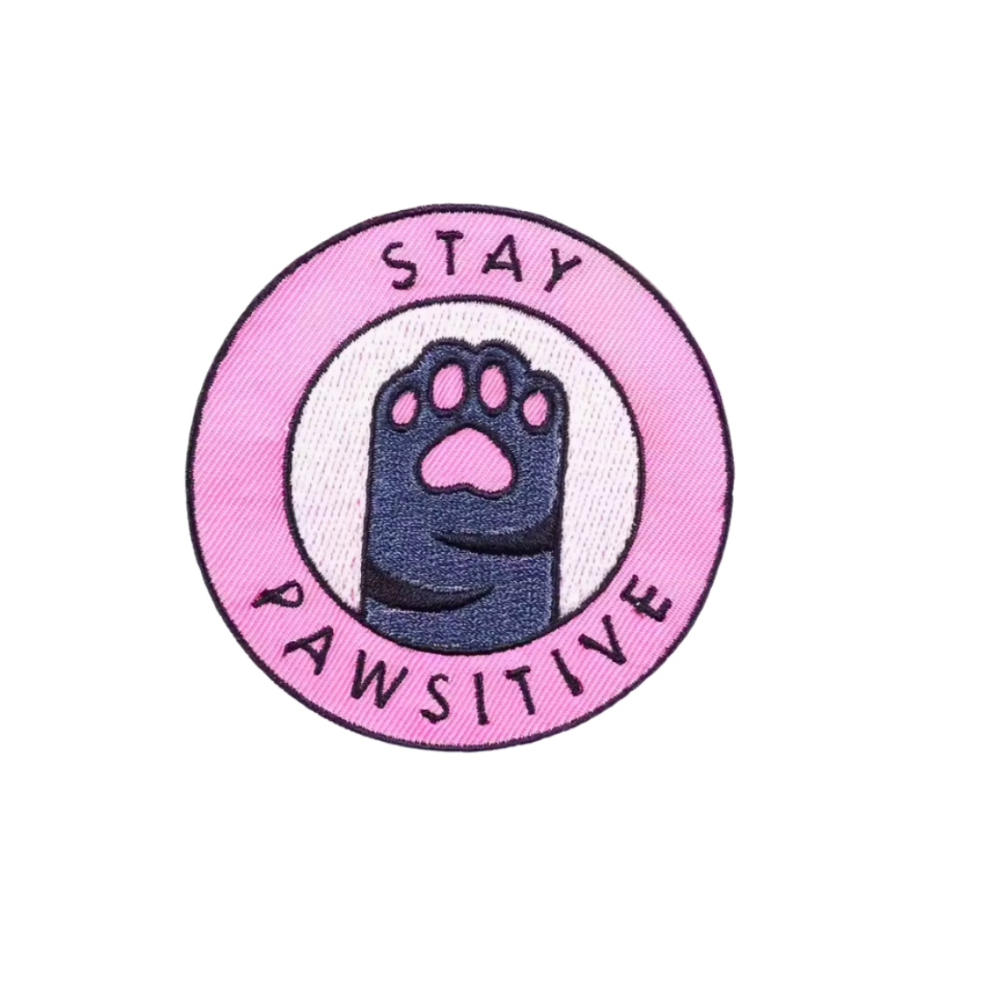 Toppa Termoadesiva - Stay Pawsitive